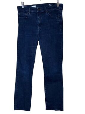 Gap Resolution Slim Straight Jeans in Dark Blue Rinse Style 14145 Size 8/29